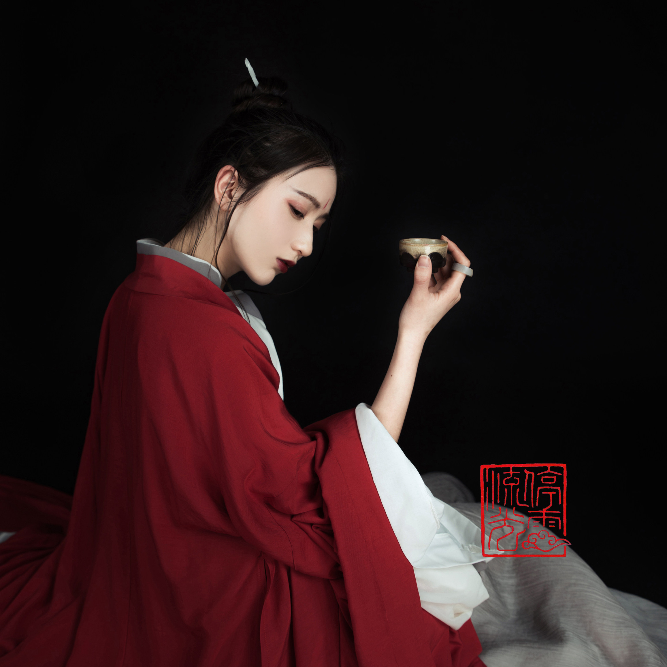 停云流光汉服 酒德颂 原创魏晋风汉服浅交领广袖大袖襦裙男女同款