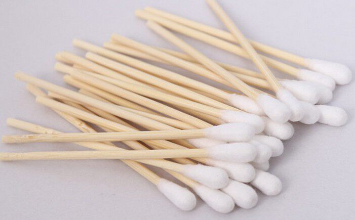 特价棉棒医用_华鲁一次性使用医用消毒棉签 1000支/袋 8cm10cm灭菌