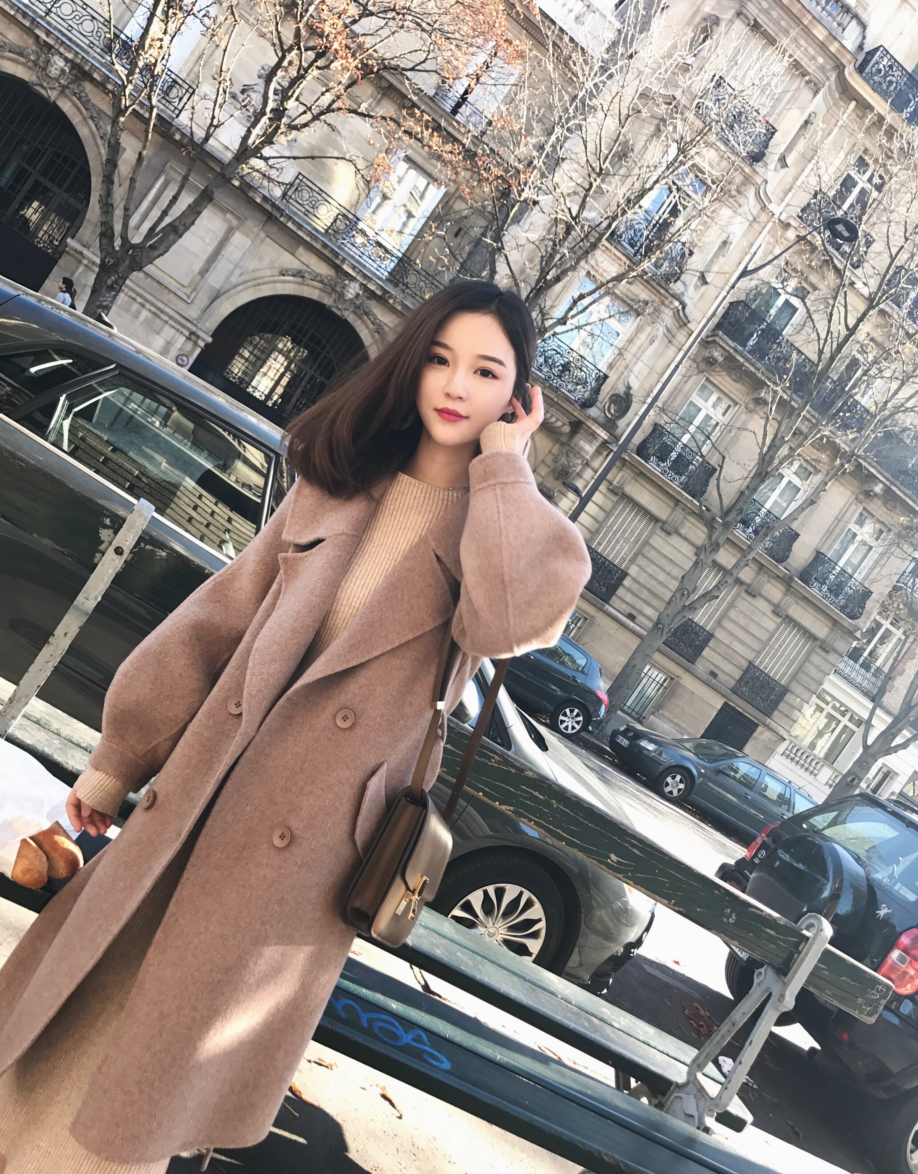 双排扣呢大衣,塑造经典更时髦