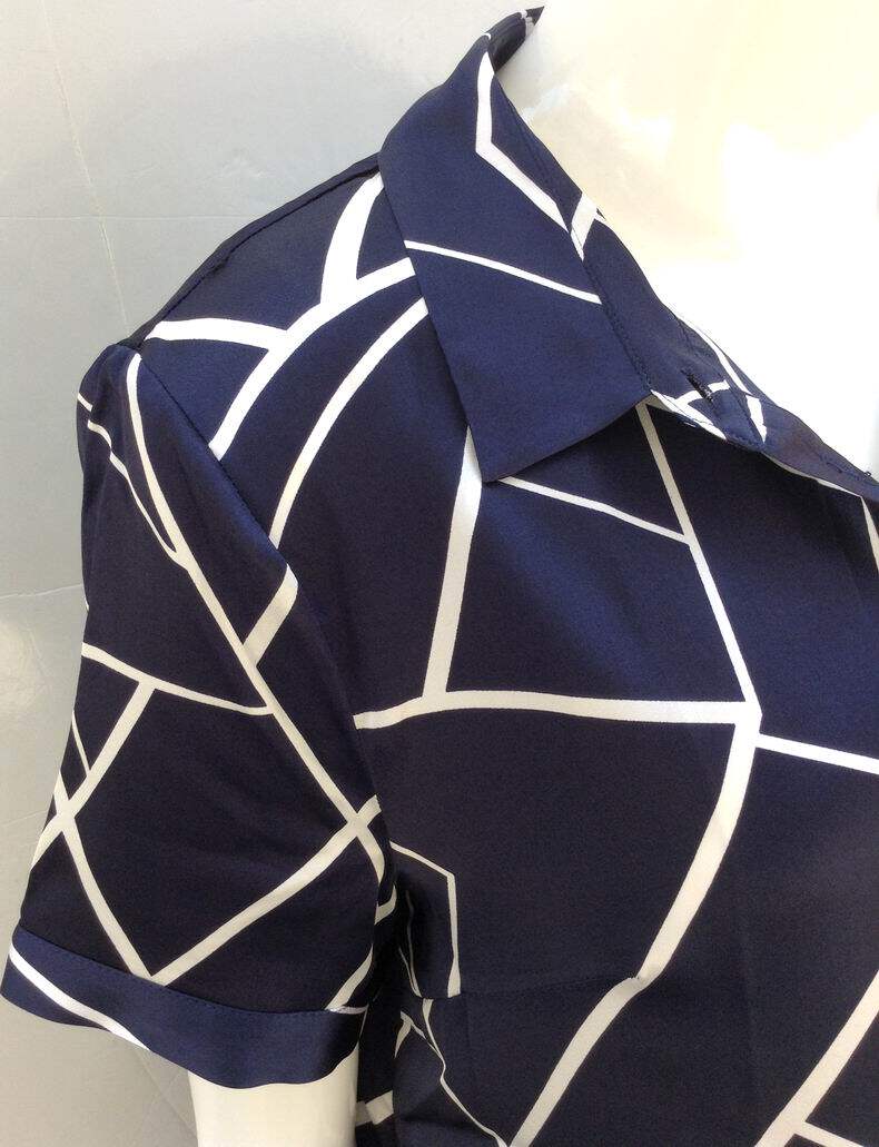 专柜正品2018春夏新款海尔曼斯h890c5qjg女式短袖桑蚕丝连衣裙