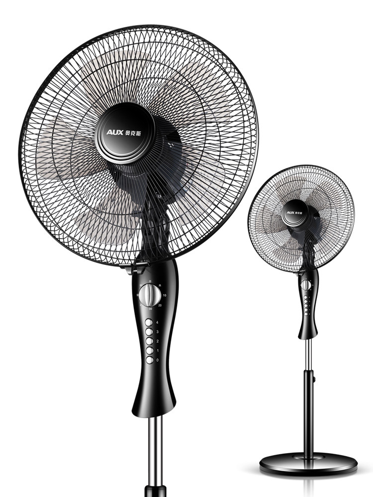 落地扇_奥克斯电风扇落地扇家用宿舍台立式风扇机械静音摇头工业电扇