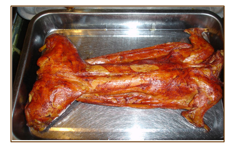 农家手撕烤兔_包邮省内 大田烤糟兔 福建三明特产 炭烤 农家烤兔 糟兔