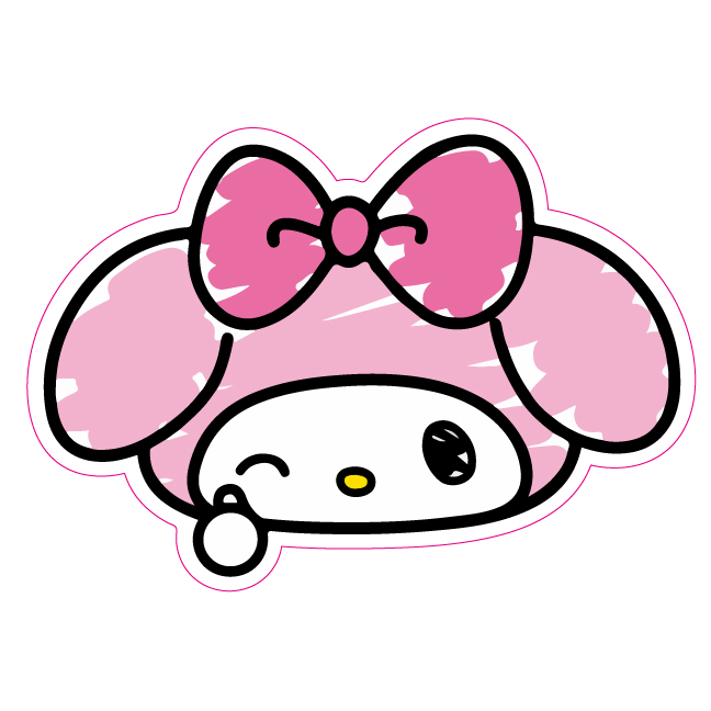 ok 美乐蒂 大号拉杆箱瓷砖贴画墙笔记本贴纸3627优惠券