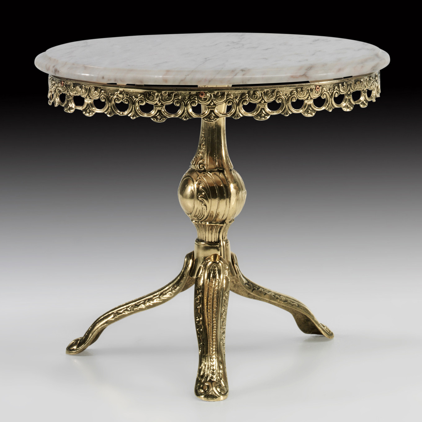 西班牙virtus欧式手工青铜家居饰品礼品小家具椭圆边几