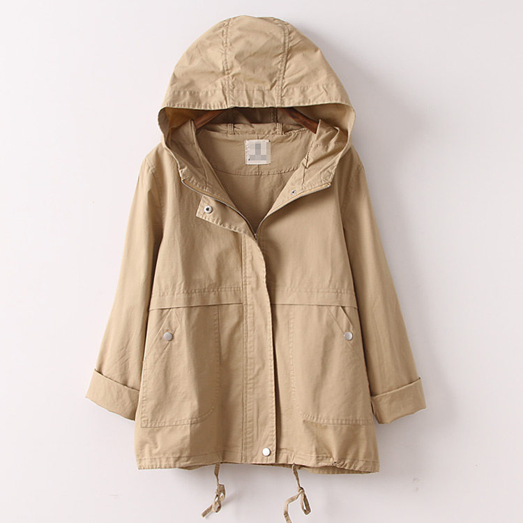 外套女春秋 百搭 休闲 短款时尚_外套女春秋学生森系韩版宽松薄短款