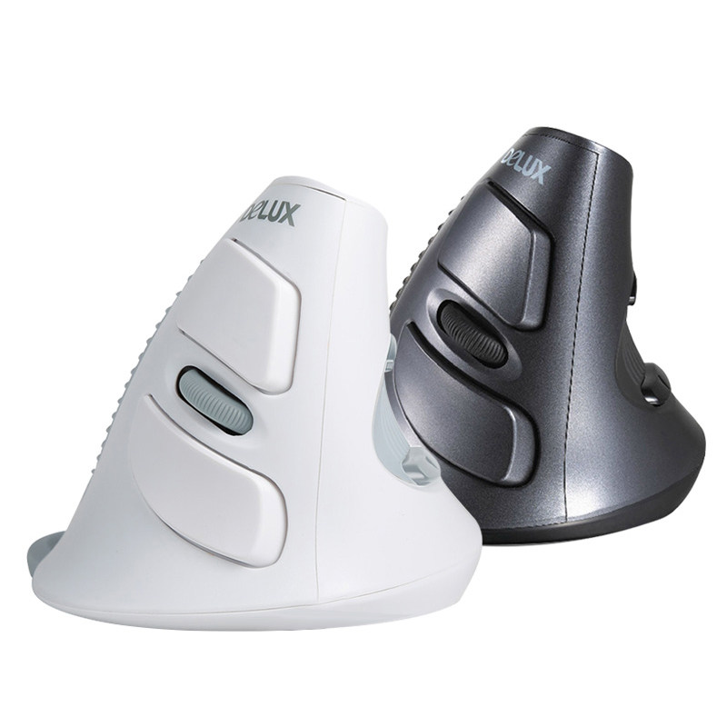 多彩m618垂直鼠标无线直立手握式防鼠标手人体工程学鼠标