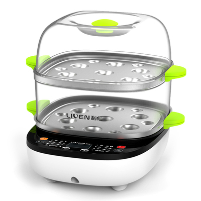 利仁zcj-d2100蒸蛋器家用全自动断电双层定时煎蛋机迷你早餐机