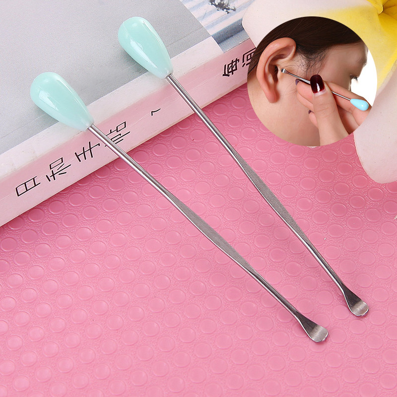 正品成人儿童不锈钢耳勺 挖耳勺便携带钥匙孔掏耳勺