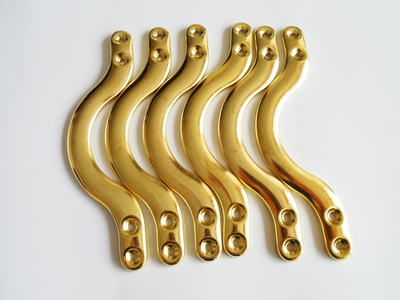 普通台球桌铁角 牛皮软牛皮台球五金配件 皮口弯面台球桌小铁角