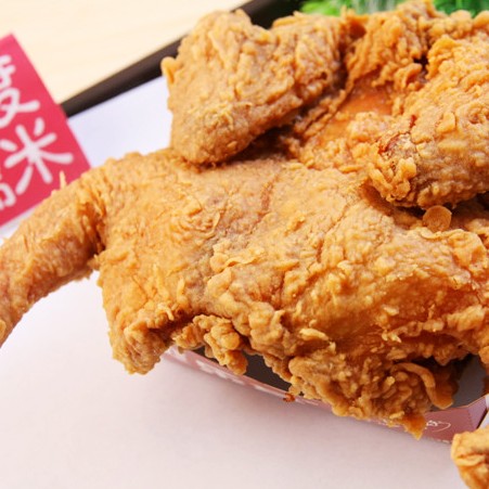清真 脆皮炸整鸡 美鳞炸鸡 裹粉炸鸡 油炸半成品 鸡排小吃 500克