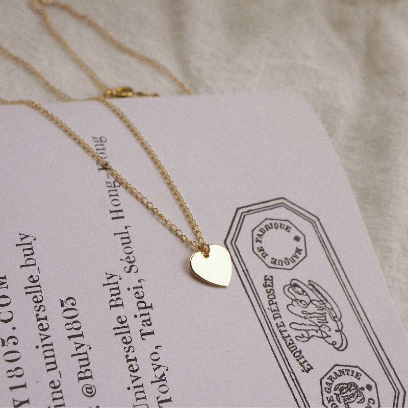 loveletter 原创定制纤细温柔可爱进口14k包金不褪色锁