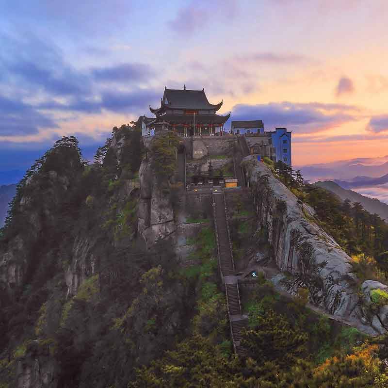 九华山天台索道下行单程票天台索道票 即用刷身份证或