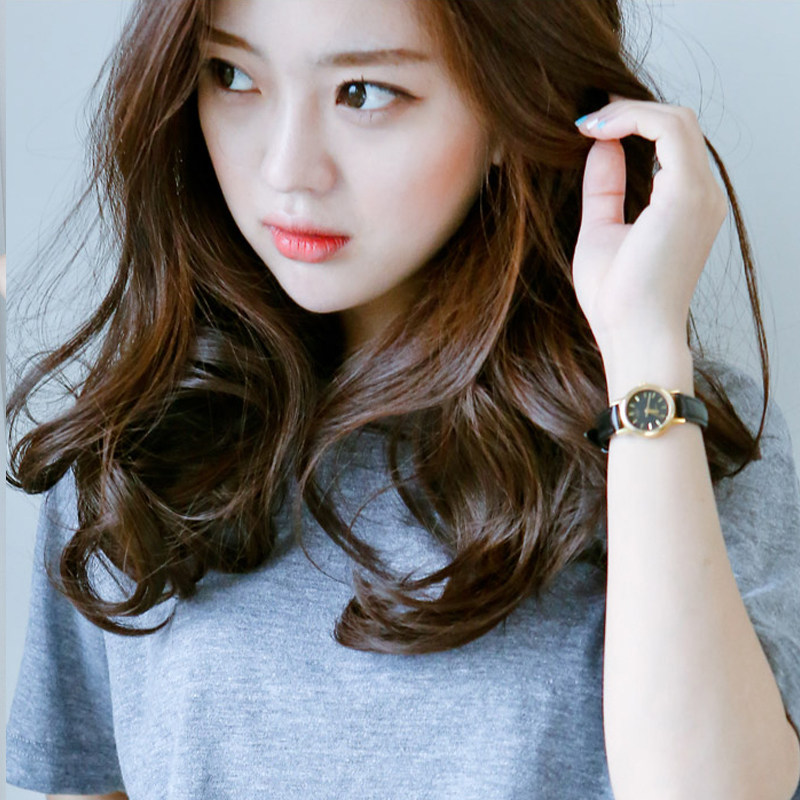 假发长发卷发中分