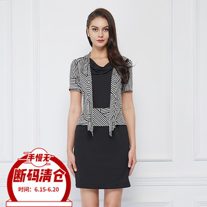 图片:fufen福芬修身连衣裙女气质百搭女士修身中长裙l-5940a