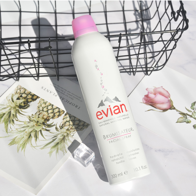 矿泉水喷雾补水保湿_法国evian依云天然矿泉水大喷雾300ml补水保湿