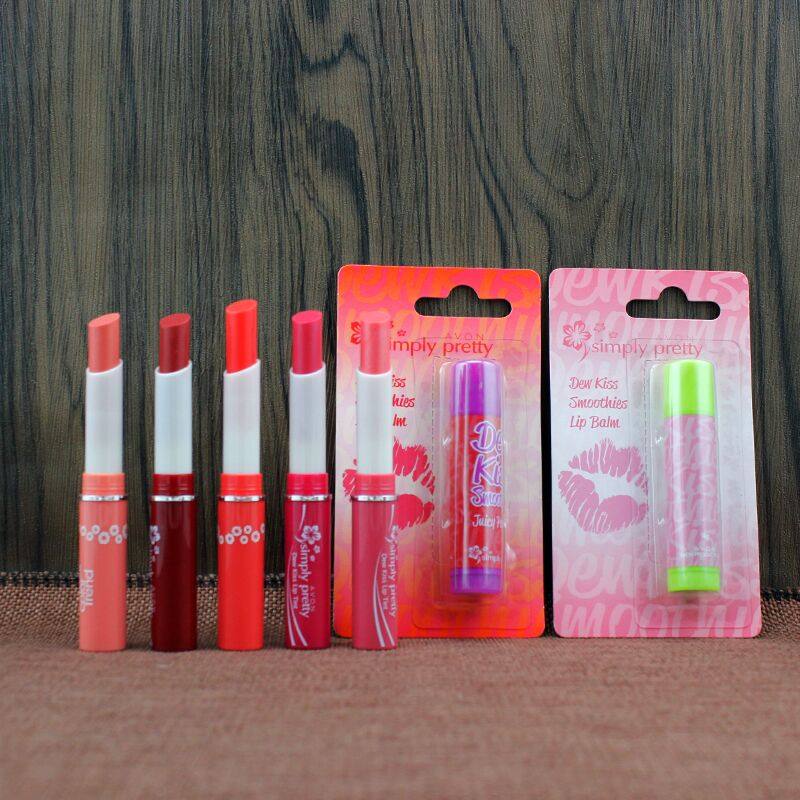 雅芳唇膏正品 专柜_2件包邮 正品雅芳魔力纤纤水彩润唇膏蜂蜡唇膏 水