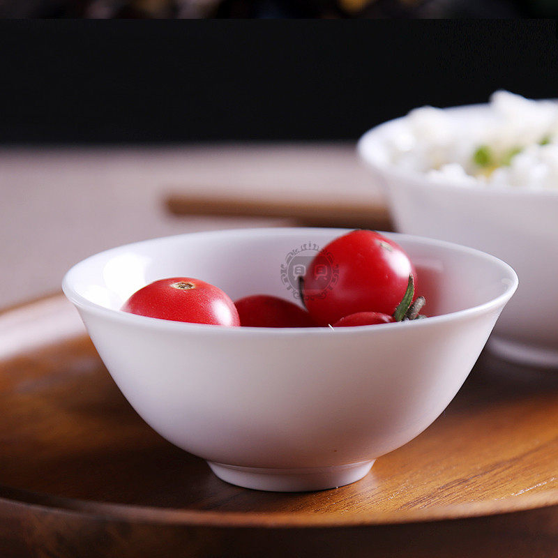 特价包邮正骨瓷餐具纯白3.5寸碗家用陶瓷小碗碗仔酱料碗