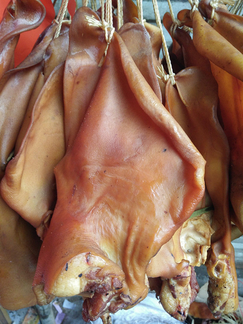 特产美食 正宗 农家_四川特产美食正宗腊猪耳朵尖 农家自制腊猪儿朵