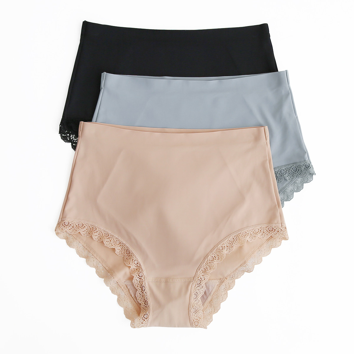 一折功能内裤_日系女士暖宫护垫高腰生理裤一片式无痕多功能经期内裤