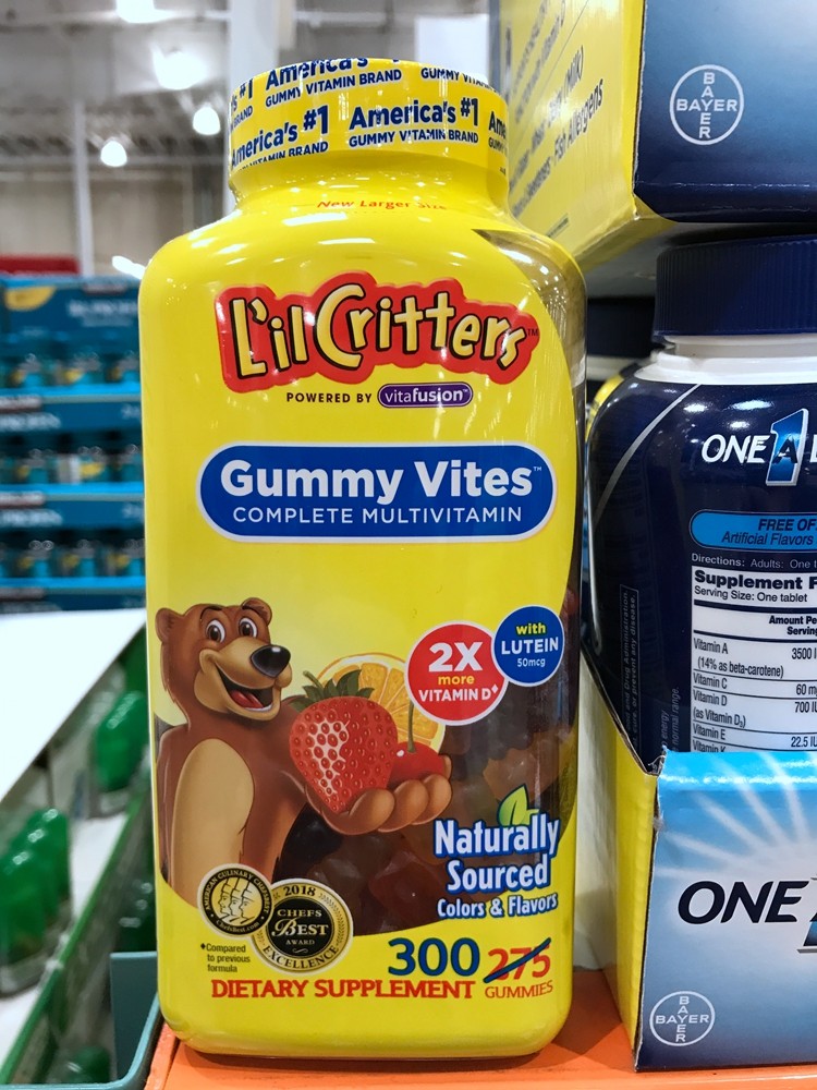 一折小熊糖_美国直邮 lil critters小熊糖儿童多种复合维生素软糖