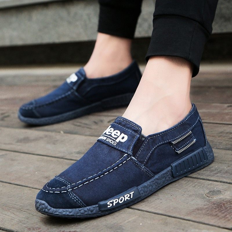 2018夏季新款老北京布鞋男士防臭帆布鞋韩版软底板鞋透气休闲鞋