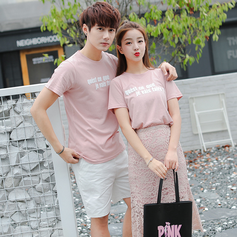 热销情侣套装夏女裙子