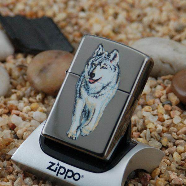 zippo黑冰狼