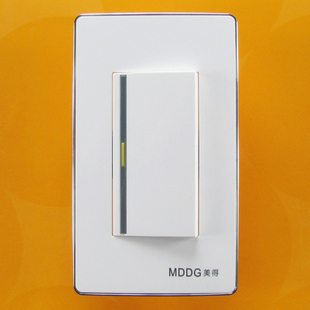 一开多控开关 mddg 中途 新美尚 120系列 多用 质保12年 银边