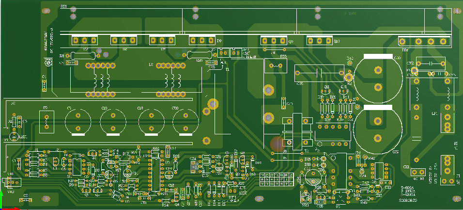 32x64双色点阵单元板pcb档案 原理图资料