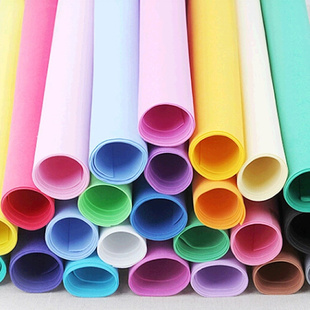 50*50cm 海绵纸手工diy材料彩色1mm泡棉纸eva发泡纸橡塑纸 泡沫纸