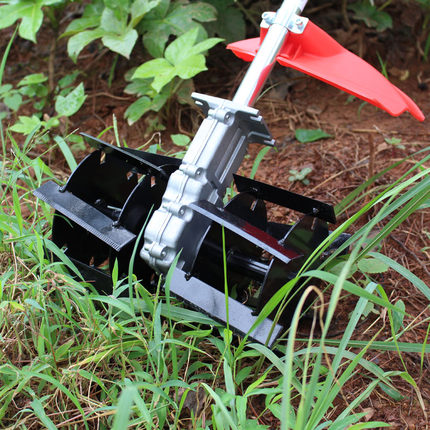 汽油二冲程四冲程本田大功率多功能背负式除草机 割草锄地除草轮_7折