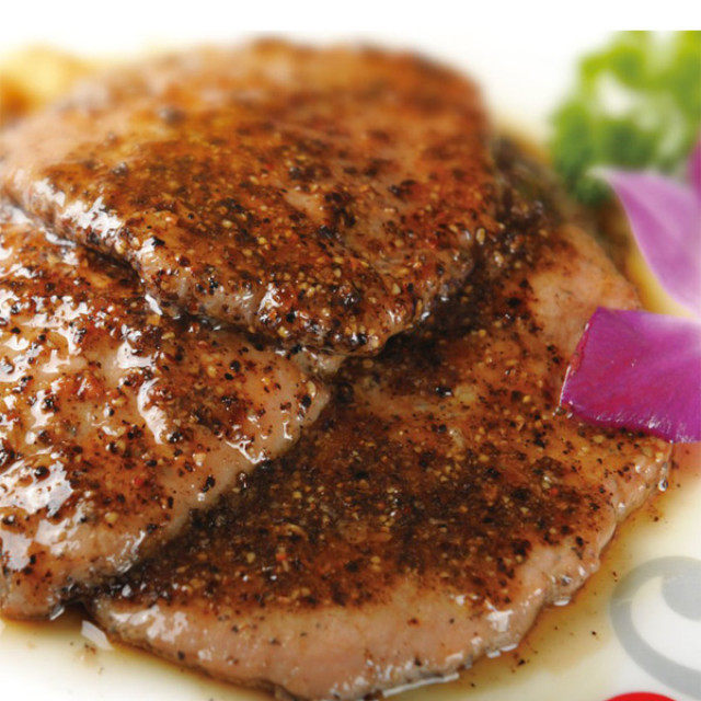 热销速冻半成品菜_味知香黑椒牛排1kg半成品菜便捷菜 自助餐牛肉速冻