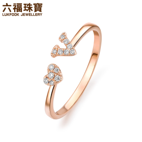 六福珠宝钻石戒指图片