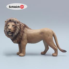 德国思乐狮子schleich狮子模型动物模型公狮雄狮玩具狮子玩具