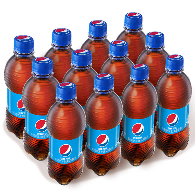 百事可乐 碳酸汽水饮料整箱330ml*12 聚会分享pet