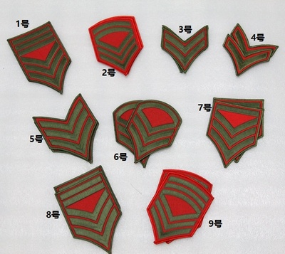usmc原品老式制服礼服常服军衔臂章袖章陆战队jun版一对价
