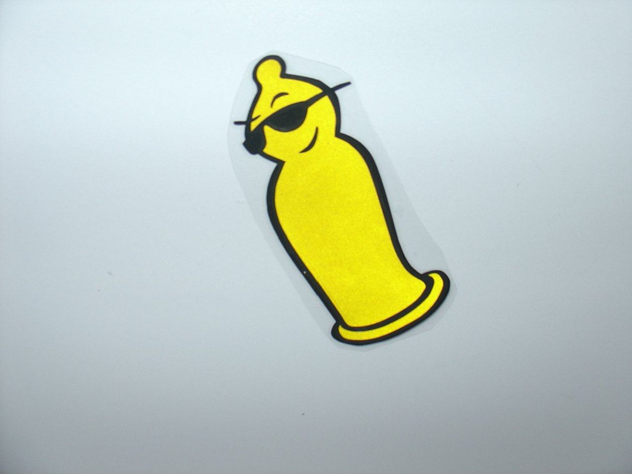 特价杰士邦自由派3只装_摩托车装饰贴/个性香蕉卡通车贴/杰士邦香蕉