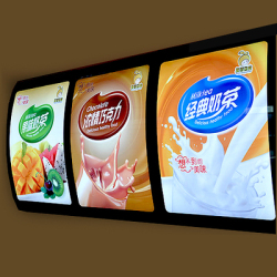 超薄发光led水晶灯箱a4a3吧台价目表亚克力广告牌奶茶店点餐牌