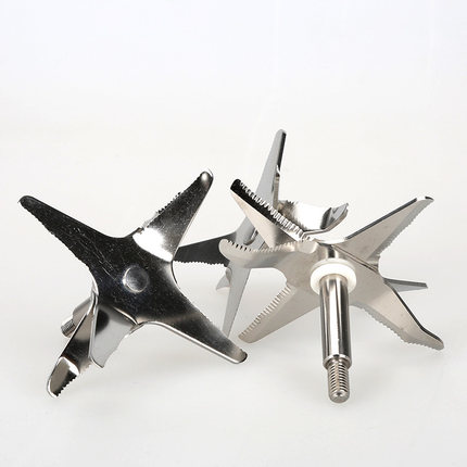 美的料理机果汁机配件研磨刀mj-bl35d5/bl25a51/bl25b26刀片 刀轴_7折