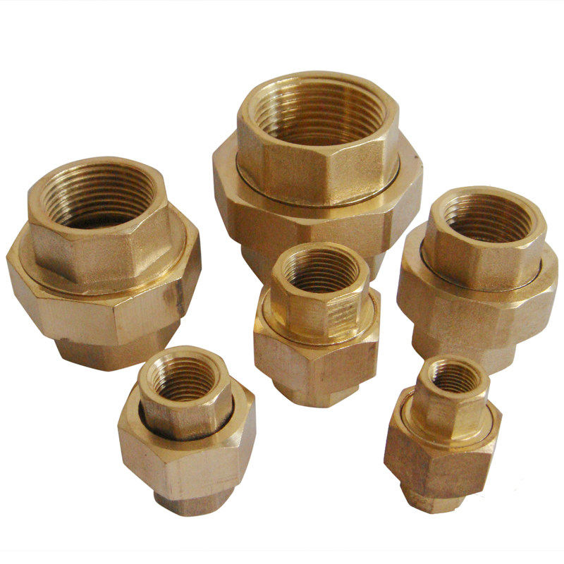 铜直通接头_铜加厚 内丝铜活接 内牙铜活接 水管活接头 水泵活接头