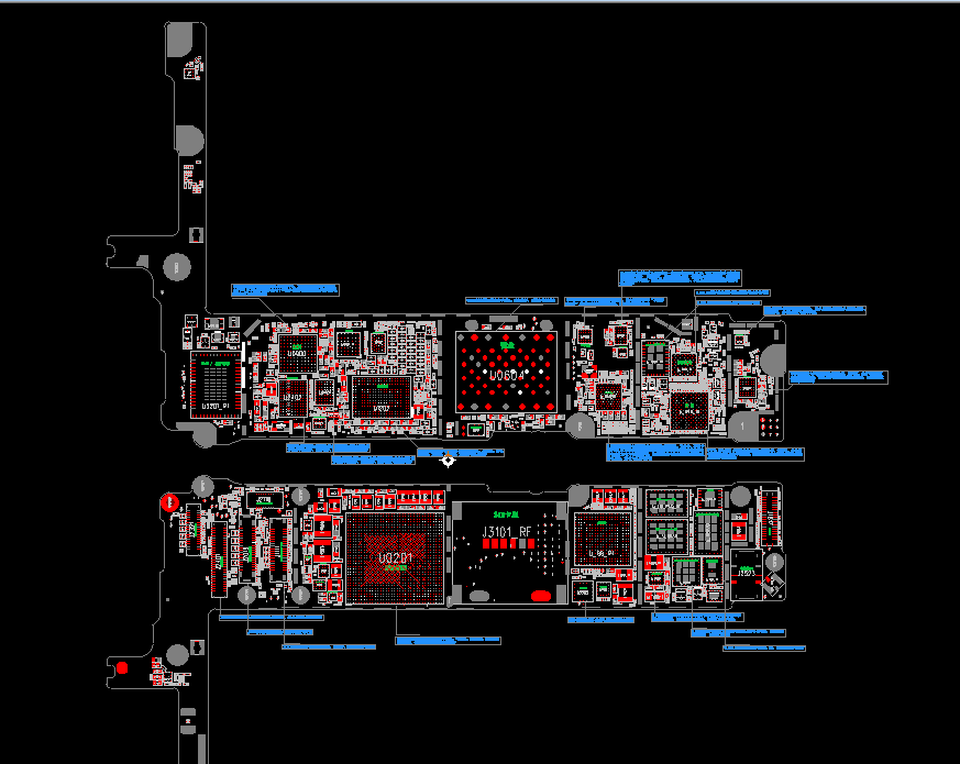 5点位图 一线通点位图 苹果6p查主板断线专用点位图优惠券