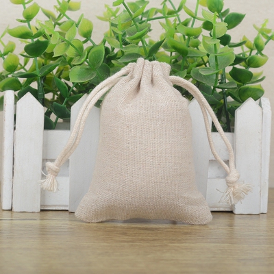 香包香囊空袋子定做logo驱蚊包棉麻小布袋抽绳束口袋驱蚊包diy