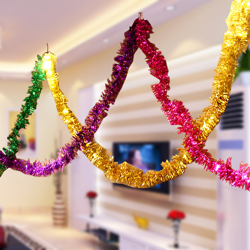 毛条拉花彩带彩条活动晚会生日布置结婚房间装饰圣诞婚庆用品优惠券