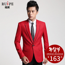 【男士红色西装外套】_男士红色西装外套图片