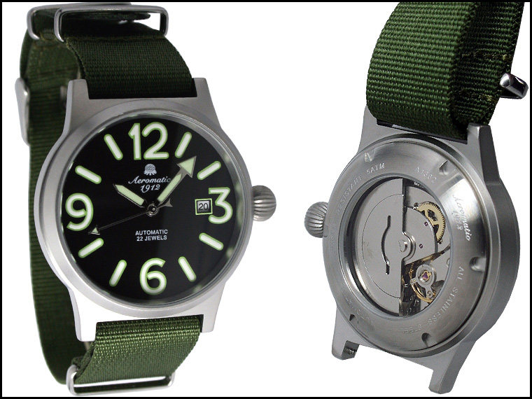 好货如云 品牌手表/流行手表 aeromatic 1912 保修:店铺保修 成色