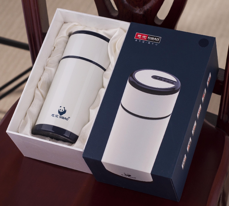 思宝保温杯 304不锈钢 双层真空南极星礼品男士水杯正品全国包邮