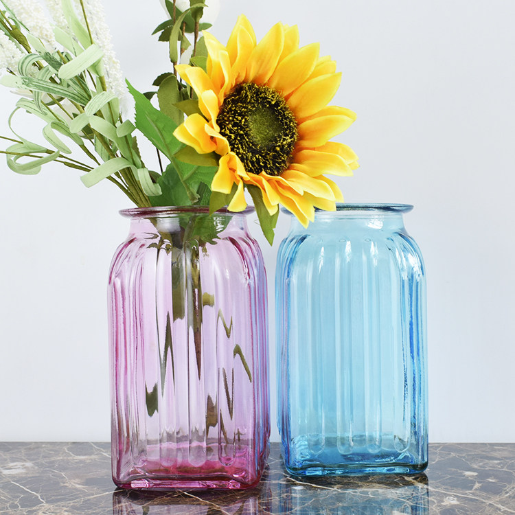玻璃瓶 创意工艺品_创意田园玻璃花瓶工艺品办公家居饰品摆件园艺