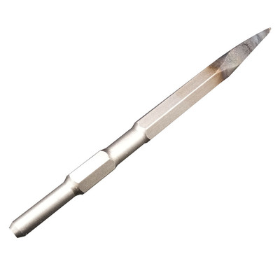 小电镐凿子水泥混凝土扁头六角钻头东成加宽加长u型尖凿子配件