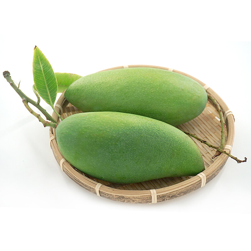 生芒果 酸芒果_现摘5斤 云南生吃酸脆老品种芒果 新鲜元江小青芒绿皮