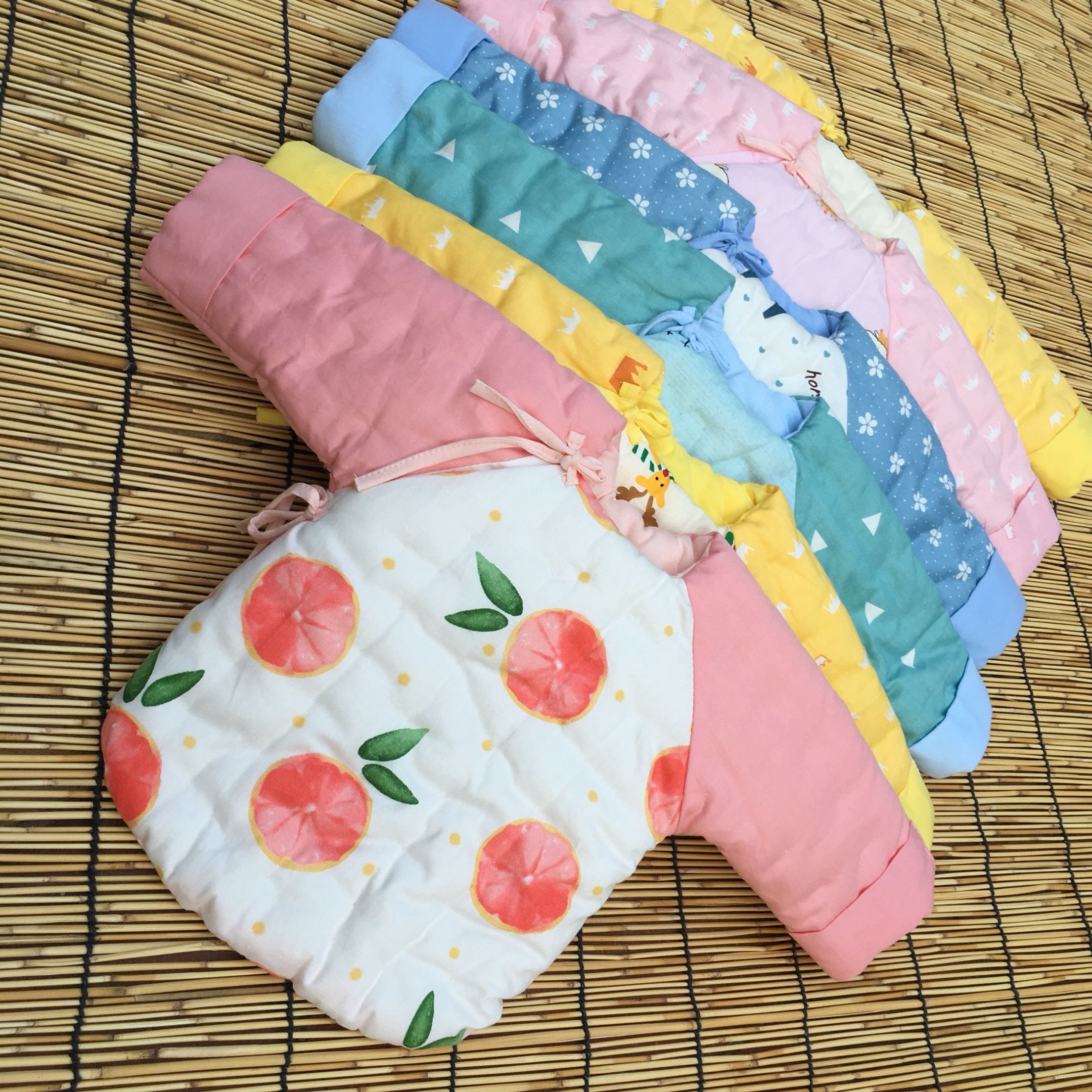 特价婴儿手工棉衣_新生婴儿半背衣 宝宝手工棉花棉衣 婴幼儿露背衣